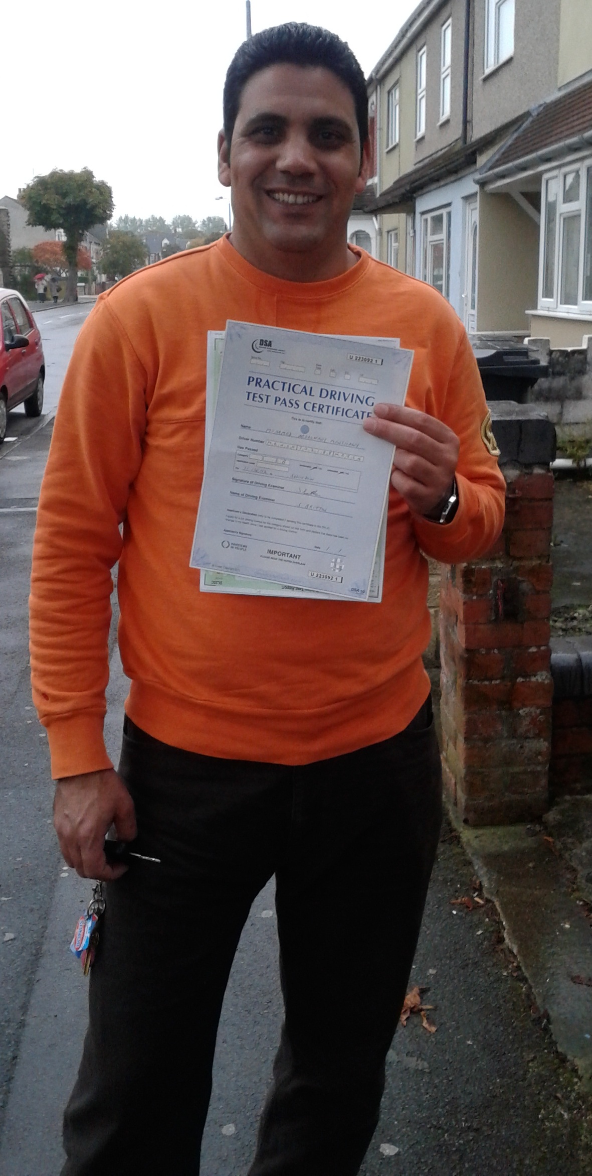 Mohammed passes with Lytes Driving School